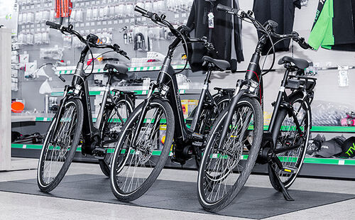 Auswahl an E-Bikes