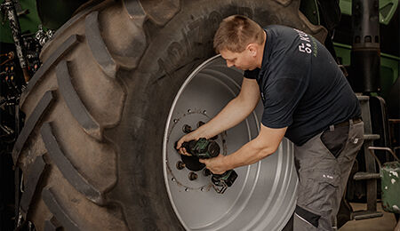 Hendrik Tallen bei der Arbeit