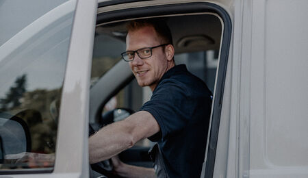 Hendrik Tallen bei der Arbeit